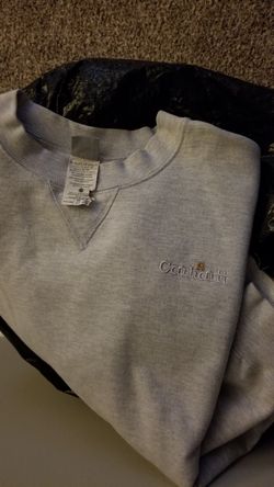 Carhartt Sweatshirt and Longsleeve shirt size 2xl and xl