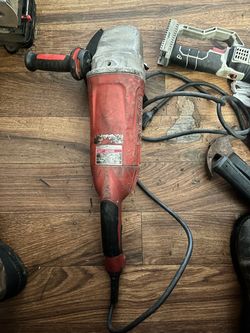 Milwaukee 6-9” grinder