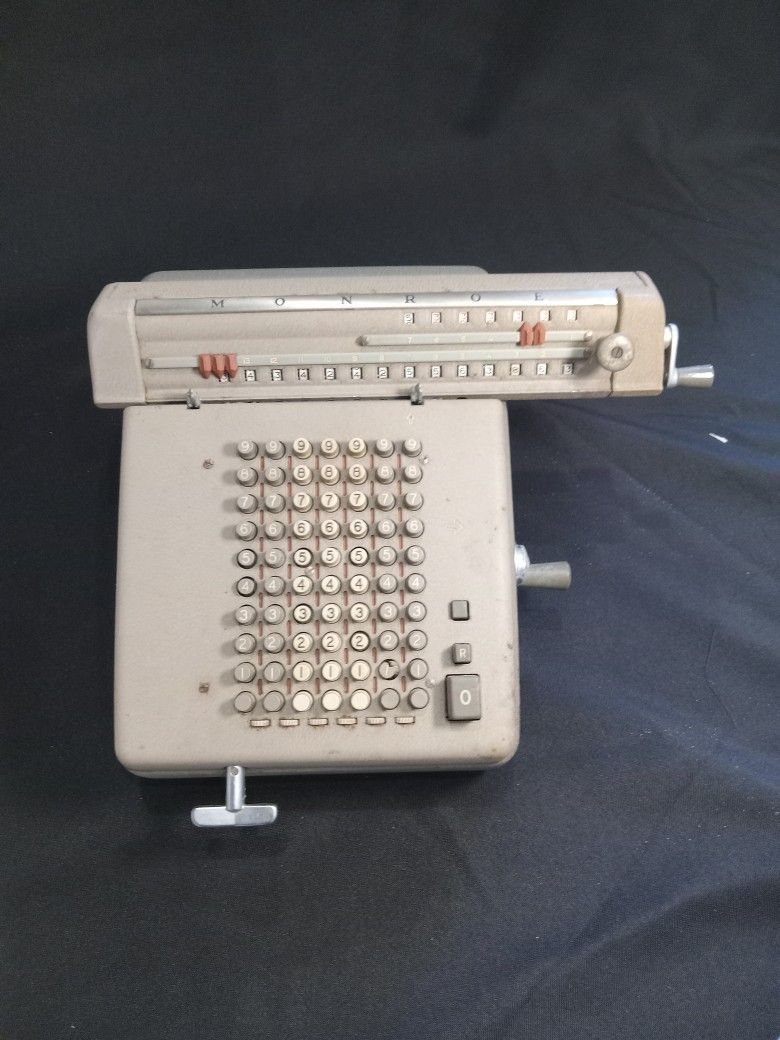 Vintage Monroe mechanical calculator,