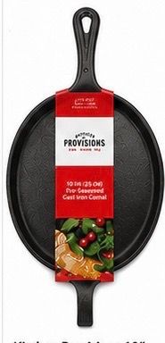 Kitchen Provisions 10" Cast Iron Comal