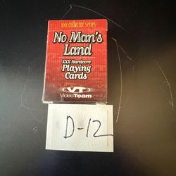 Vintage No Man's Land XXX Collector Series Playing Cards VideoTeam D-12