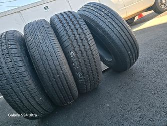 4 Used Mixed Brand Trailer Tires ST225 75r15 Diferent brands but all very good $150.00FIRM PRICE, FIRM PRICE 
PLEASE DON'T ASK FOR DICOUNT
POR FAVOR N