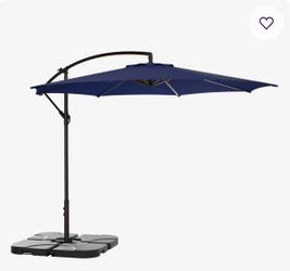 New 10’ cantilever umbrella