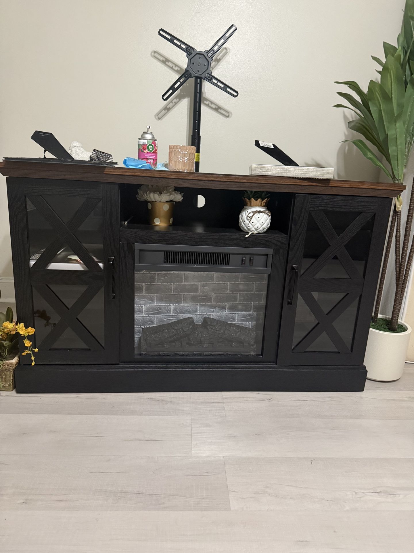 Tv Stand With Electric Heater