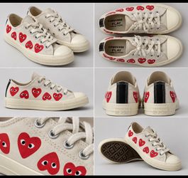 Converse x Comme des Garçons PLAY Low-Top Sneakers
