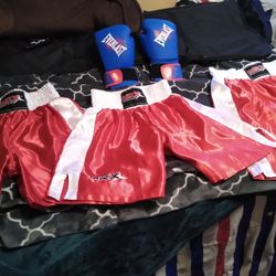 MRX Boxing Shorts And 1 Pair Of Gloves 