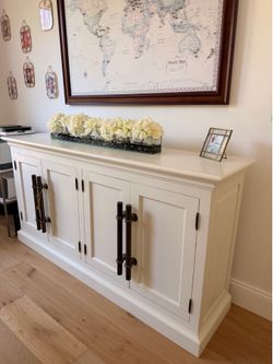 White Storage Cabinet / Sideboard