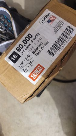 Senco finish staples ¼"x⅝"