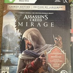 New SEALED Assassins Creed Mirage  Xbox Series X/Xbox One 
