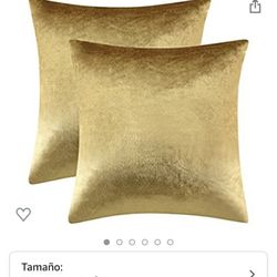 4 gold living room cushions includes cushion filling
