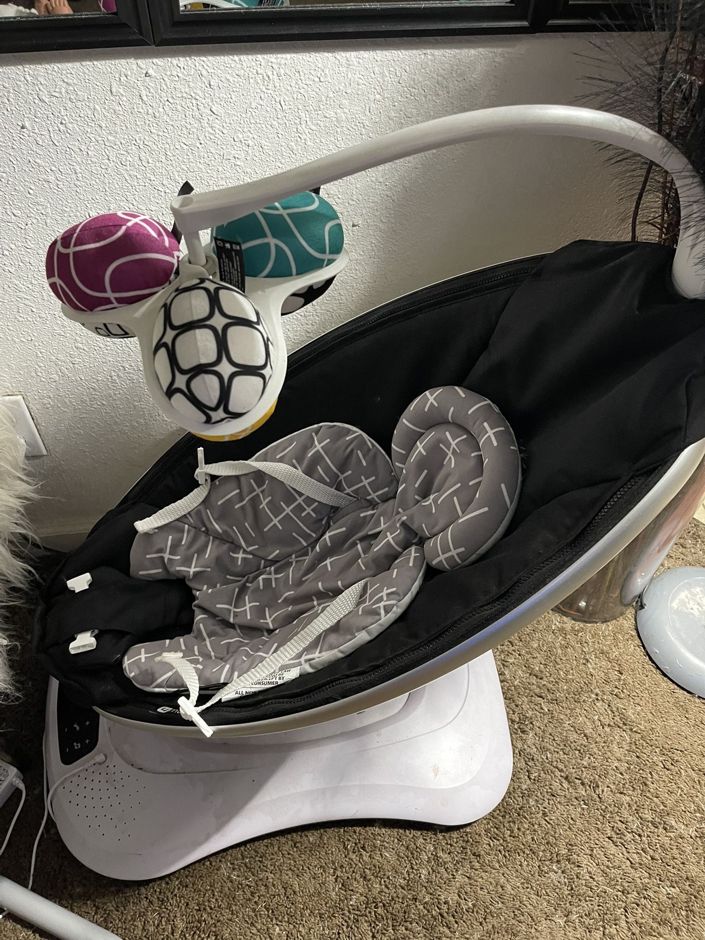 Mamaroo Swing & Newborn Baby Boy Clothes