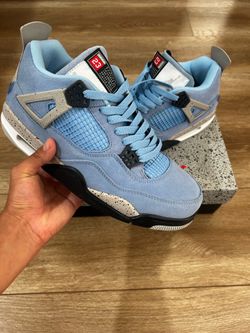 jordan 4’s university blues dm for sizes