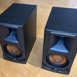 Klipsch Reference titanium tweeter, Cerametallic woofer Bookshelf speakers