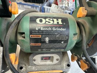 OSH 6” Bench Grinder – Works Great – Sharpener / Grinder