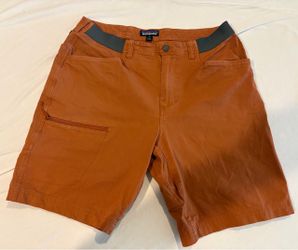 Patagonia Men’s 33” Waist Orange Stretch Shorts