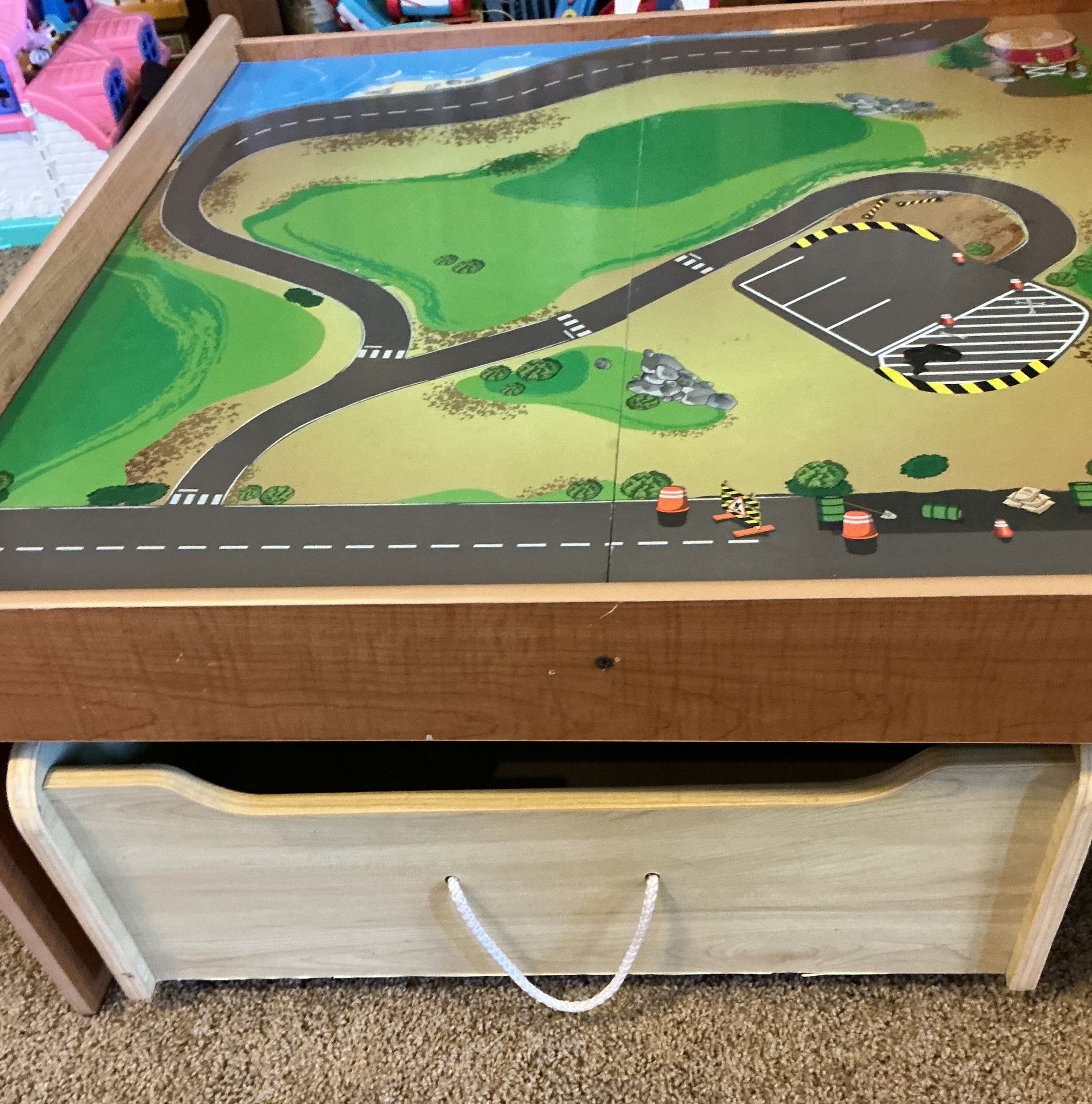 Play Table With Toy Drawer