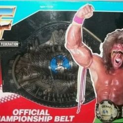 WWF Hasbro Ultimate Warrior  Official Championship Belt