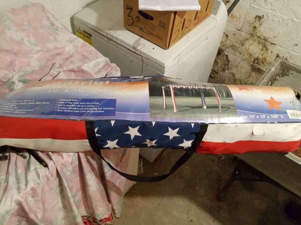 Patriot Flag Canopy 10'x10'