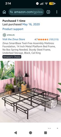 California king metal bed frame