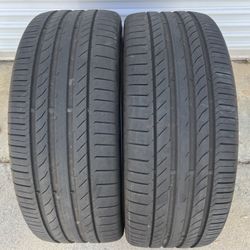 2 Continental Tires 255/45/22