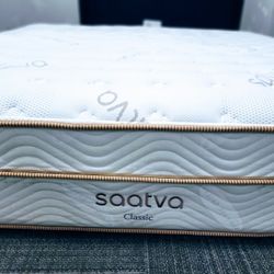 King Saatva Classic Mattress 14.5" Luxury Firm 70% Off