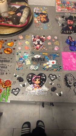 💥$3💥uv dtf Stikers for glass tumbler or any project