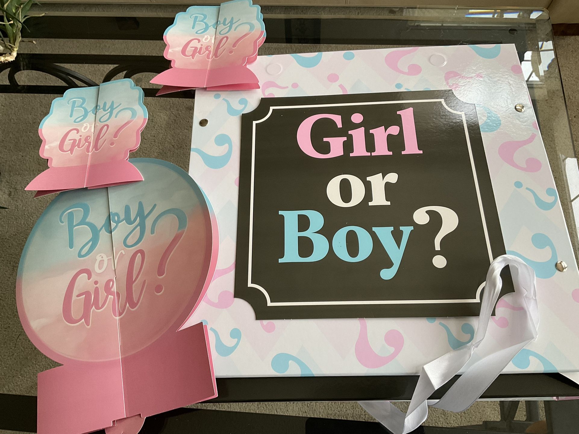 GENDER REVEAL Balloon Box