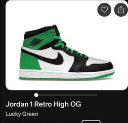 Jordan 1 high lucky green