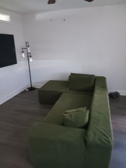 104'' L shape Sofa Cloud Couch