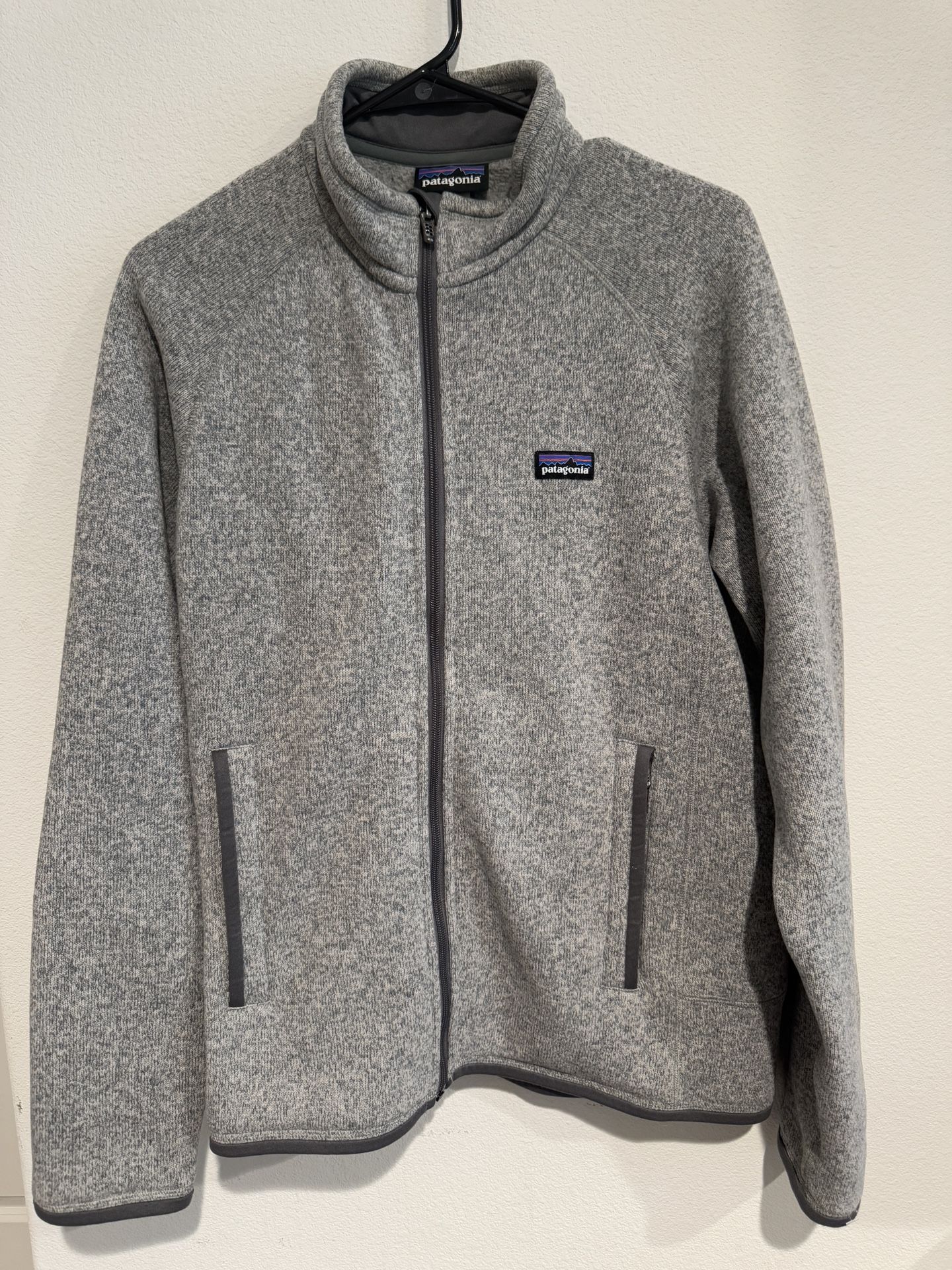 Patagonia Fleece Jacket Outdoor High Neck Vintage Raglan Logo