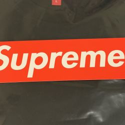 Supreme Red Box Logo Sticker