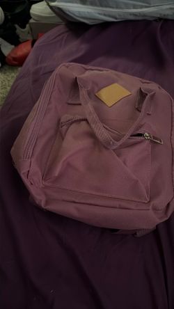 purple backpack