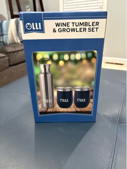 Wine Tumbler & Growler set