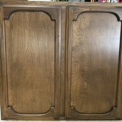 Built-in cabinets (42”H x 45”W x 12”D)