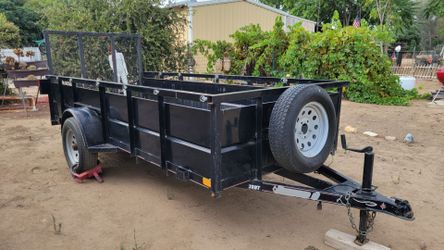 12 by 5 Landscape utility trailer.. Diamond C