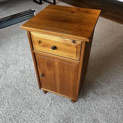 Wooden Bedside / Side Table 