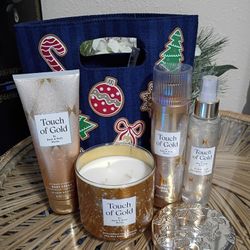 Bath & Body Works Touch Of Gold Set