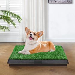 New puppy Dog artificial turf/grass with tray Square dog pad for training