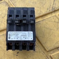 50/20A Quad Siemens Breaker