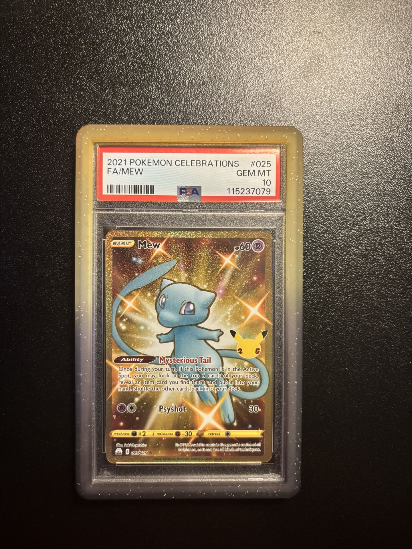 Full Art Mew From Celebrations PSA-10