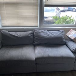 Grey Couch W/ USB Ports Standard & C