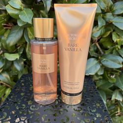 Victoria’s Secret VS Bare Vanilla Body Lotion & Mist Set