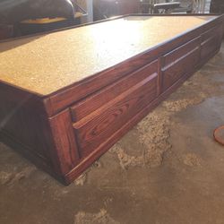 Twin Size Bed With Storage Drawers