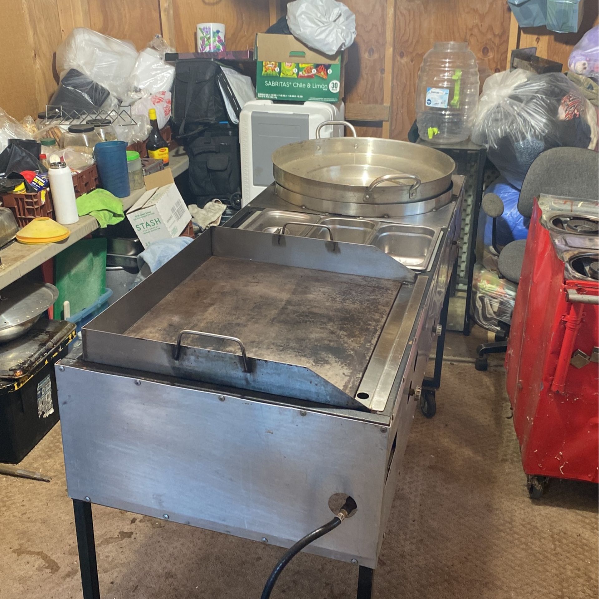 Se vende plancha para hacer taquizas a mitad de precio $500