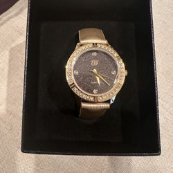 Elizabeth Taylor Gold Watch – 34mm – Diamond Accent – $30