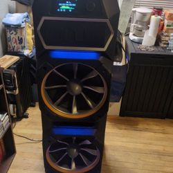 Monster G130 1800 Watt Duel 15 inch Woofers Bluetooth Speaker W/Microphone