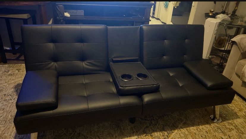 Black Foldable Couch