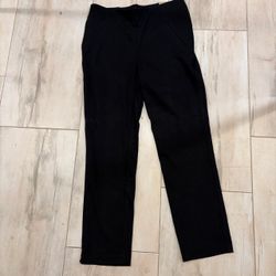 Black Faux Leather Pants