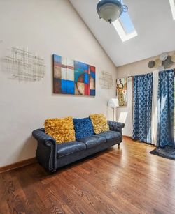 Black 3 sitter couch