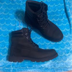 Timberland Boots Black With Ortholite Size 7.5 Womens